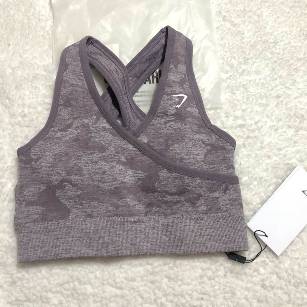 New gymshark Camo Sports Bra